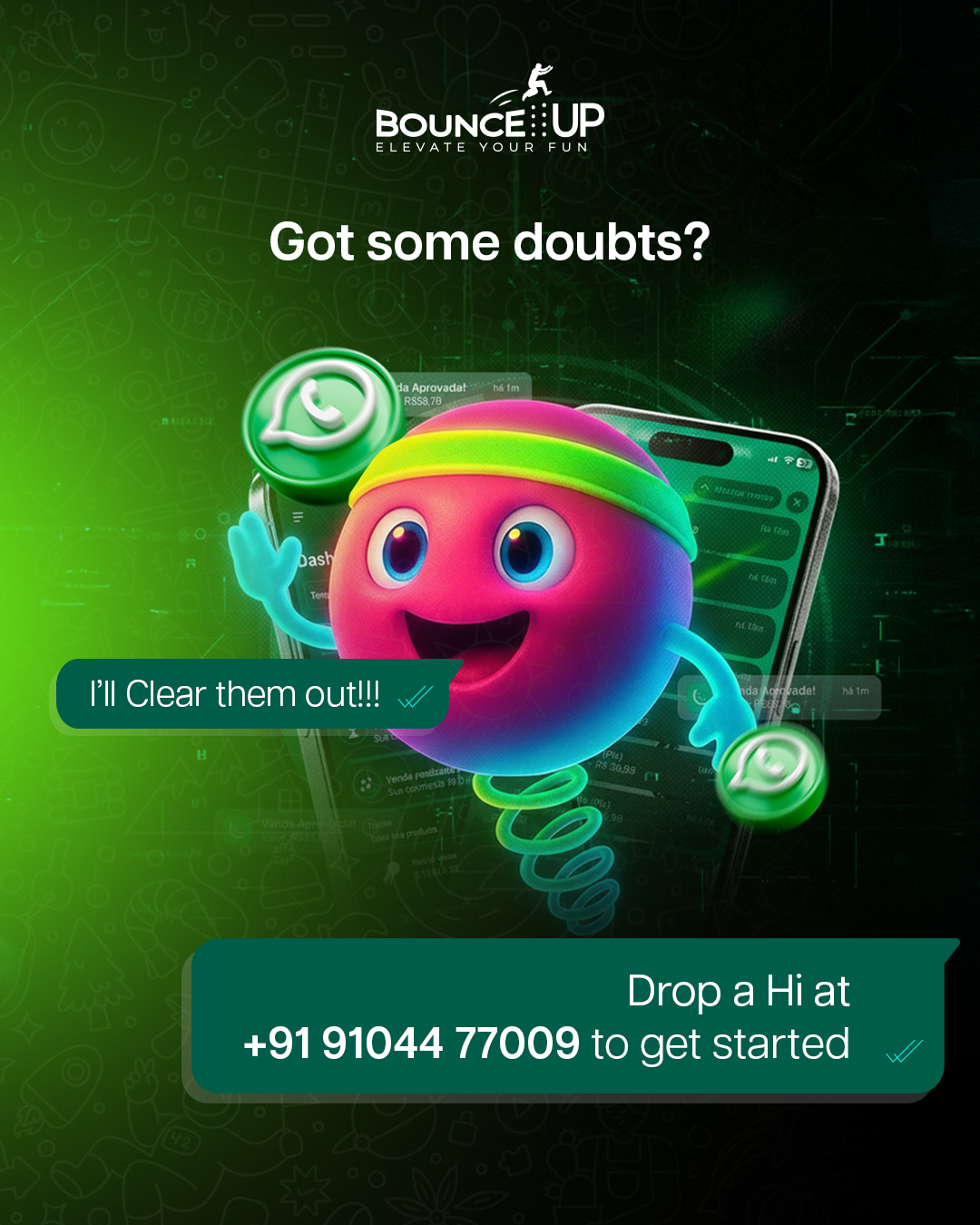 BounceUp project visual